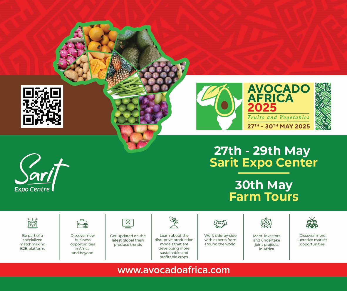 A promotional poster for Avocado Africa 2025.